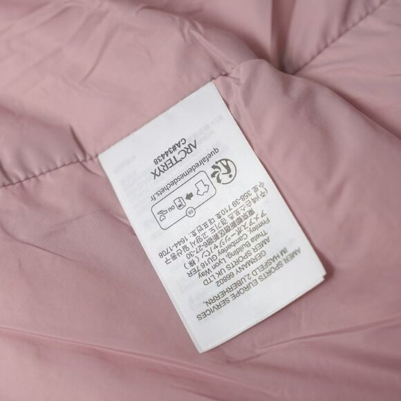 Arc'teryx Blush Pink Hooded Cotton-padded Jacket - Picture 8 of 9
